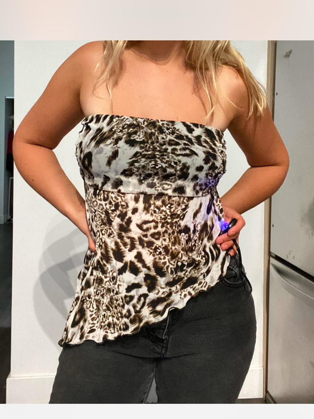 Urban Outfitters Leopard Tube top